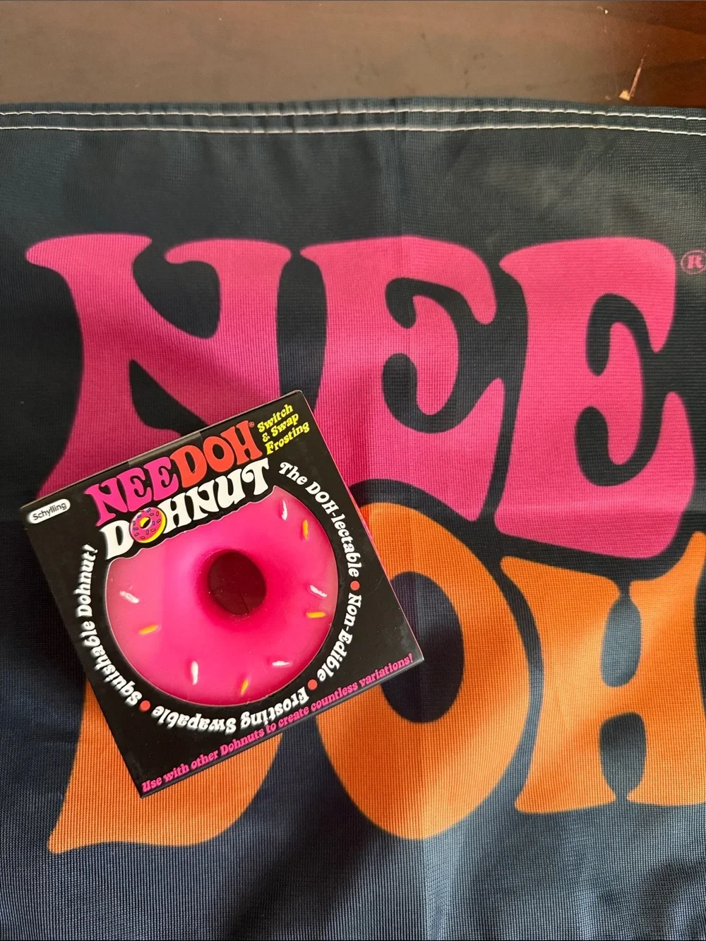 Needoh Donut Pink Squishable Toy — Needoh Brand